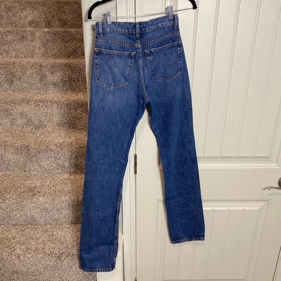 IRO SLATE HIGH WAIST JEANS IN COUNTRY MID BLUE - Picture 10 of 11